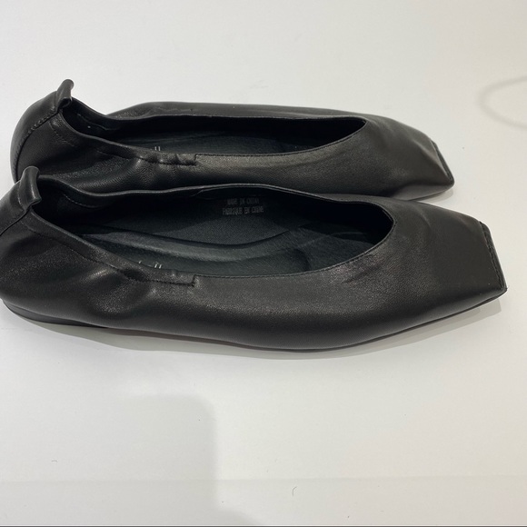 Jeffrey Campbell square tie leather flats